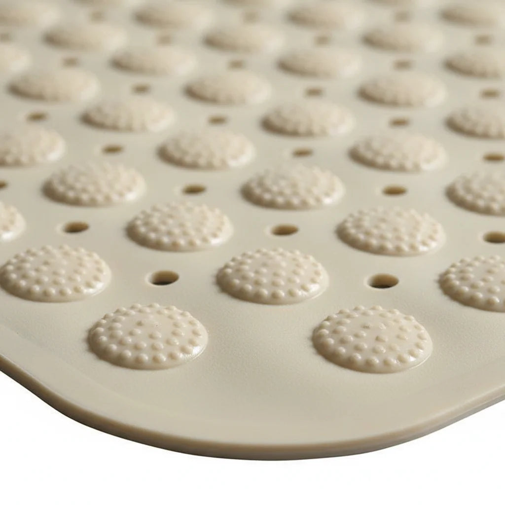 Tapis de Douche Antidérapant Beige Sable
