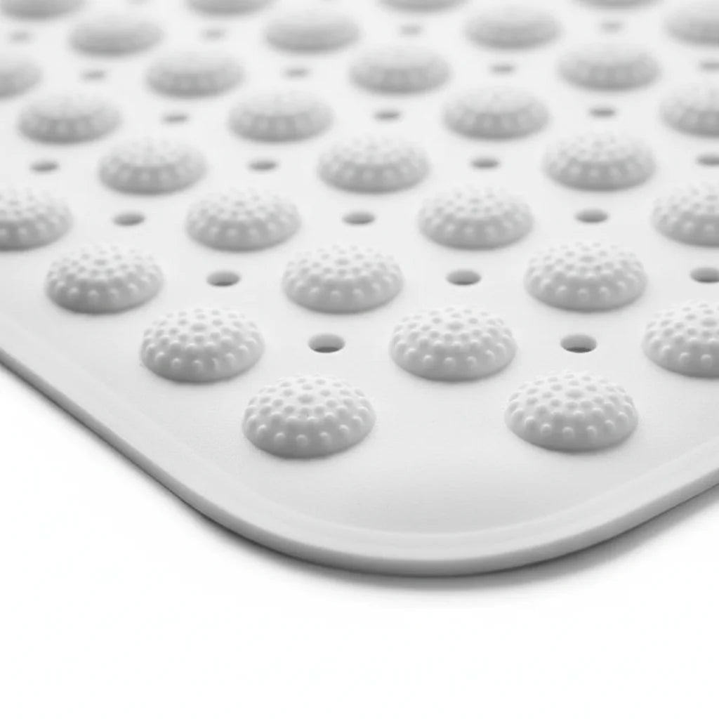 Tapis de Douche Antidérapant Blanc Neige