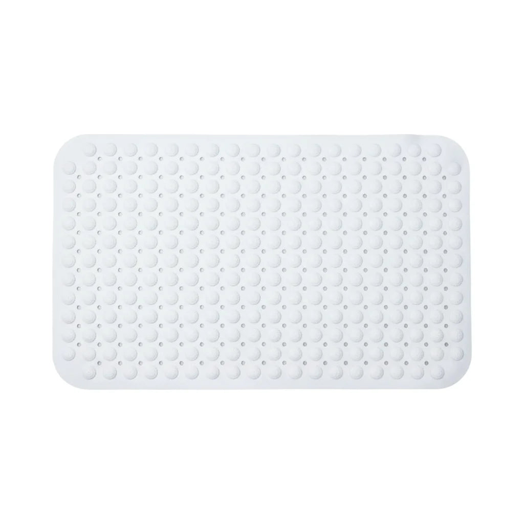 Tapis de Douche Antidérapant Blanc Neige