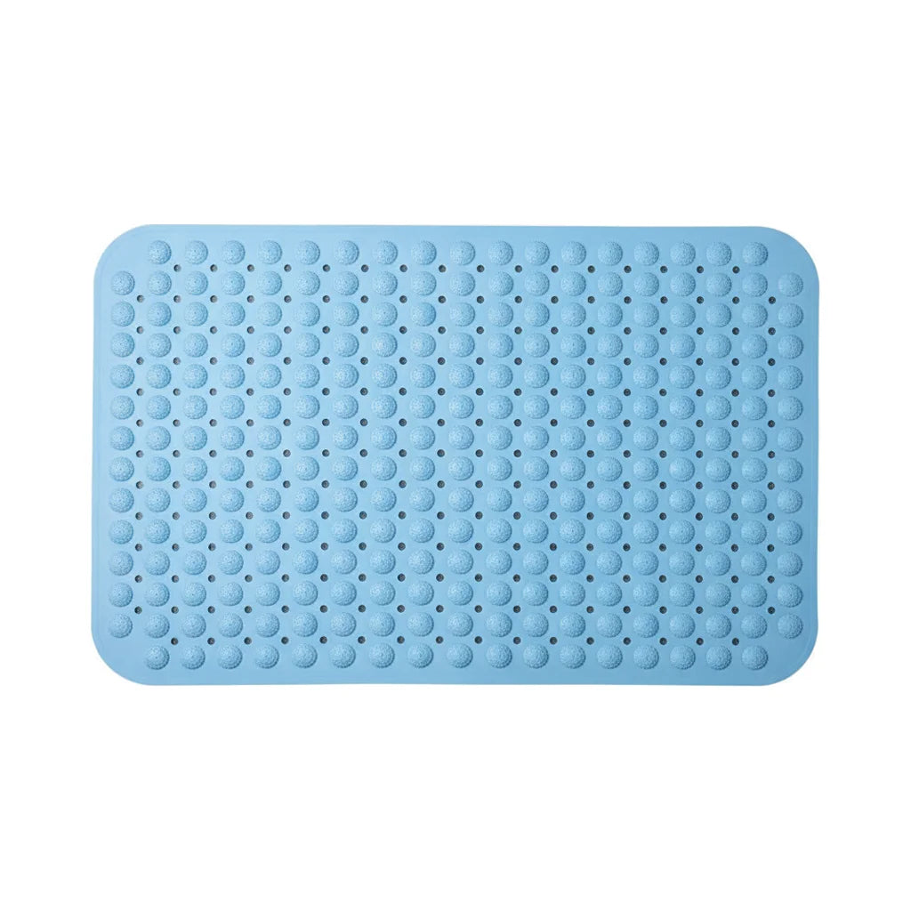 Tapis de Douche Antidérapant Bleu Azur