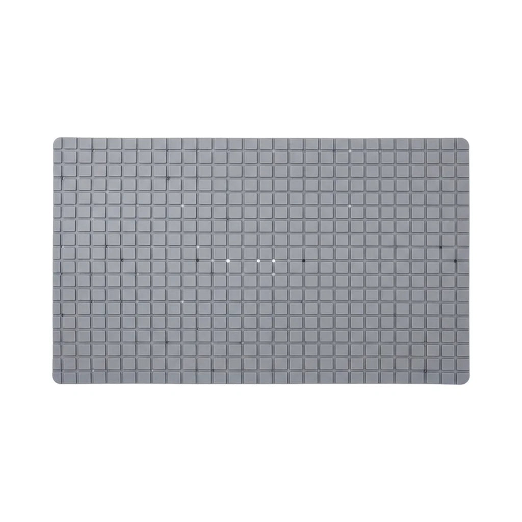 Tapis de Douche Antidérapant pour Senior Gris Perle