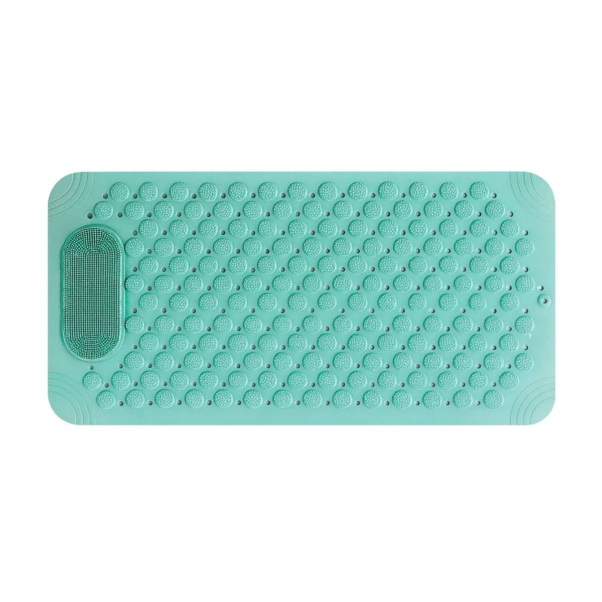 Tapis de Douche Antidérapant Rectangulaire Vert Menthe