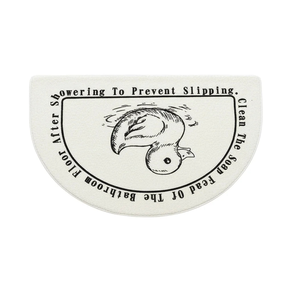 Tapis de Douche Demi Lune Demi Lune Canard