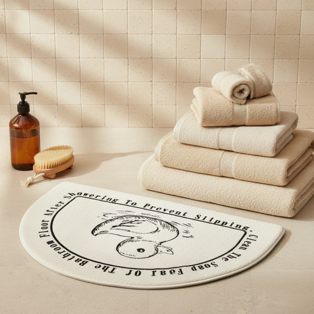 Tapis de Douche Demi Lune Demi Lune Canard