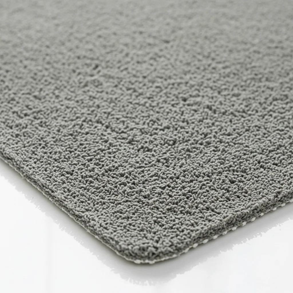 Tapis de Douche Italienne Antidérapant Gris Perle