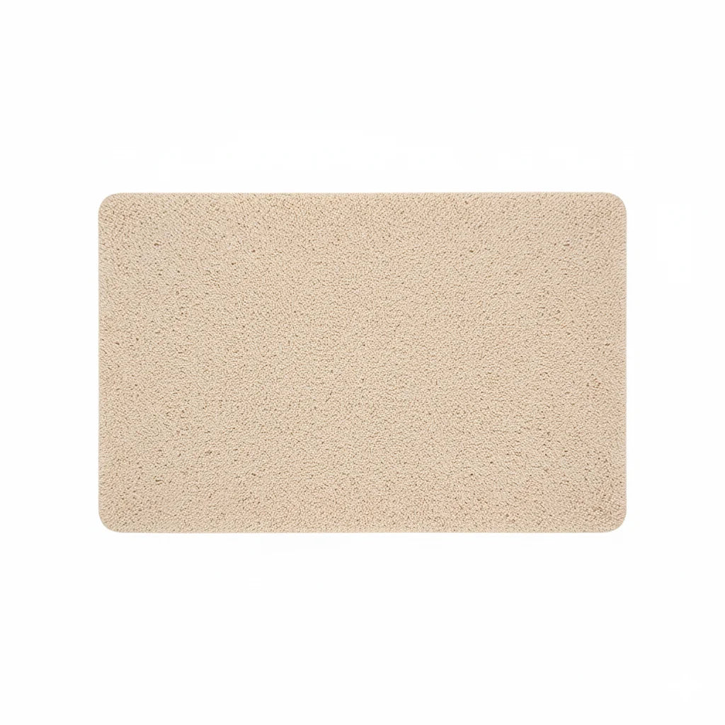 Tapis de Douche Italienne Antidérapant Gris Perle