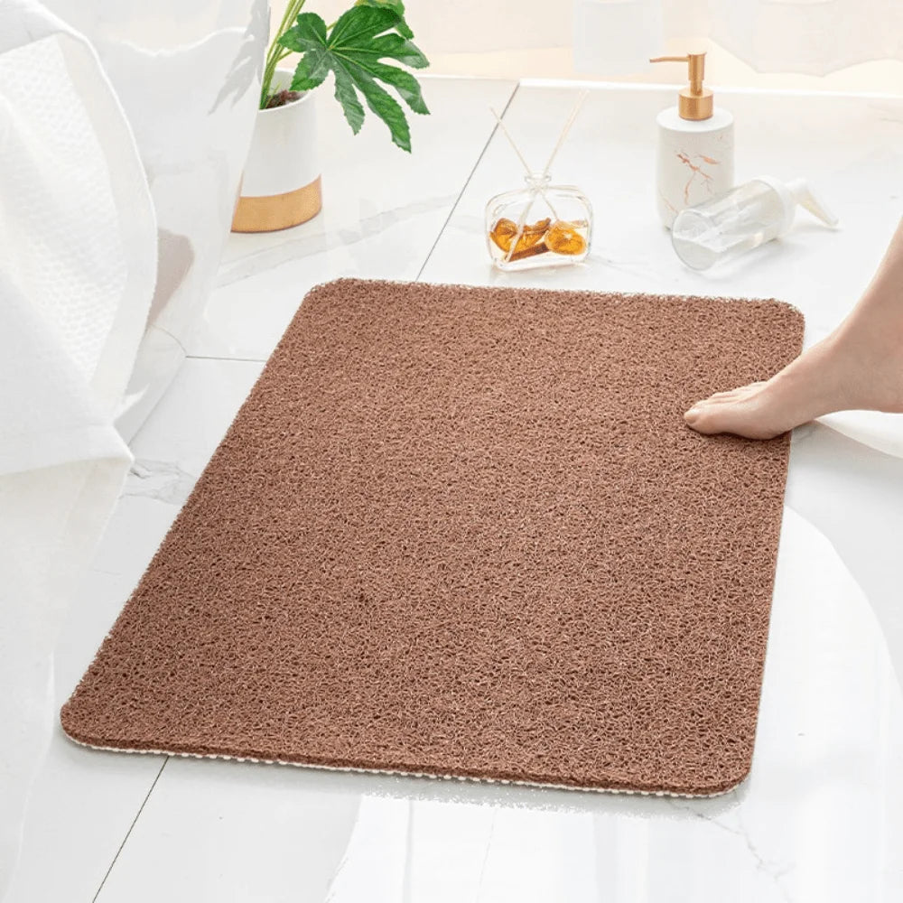 Tapis de Douche Italienne Antidérapant Beige Lin