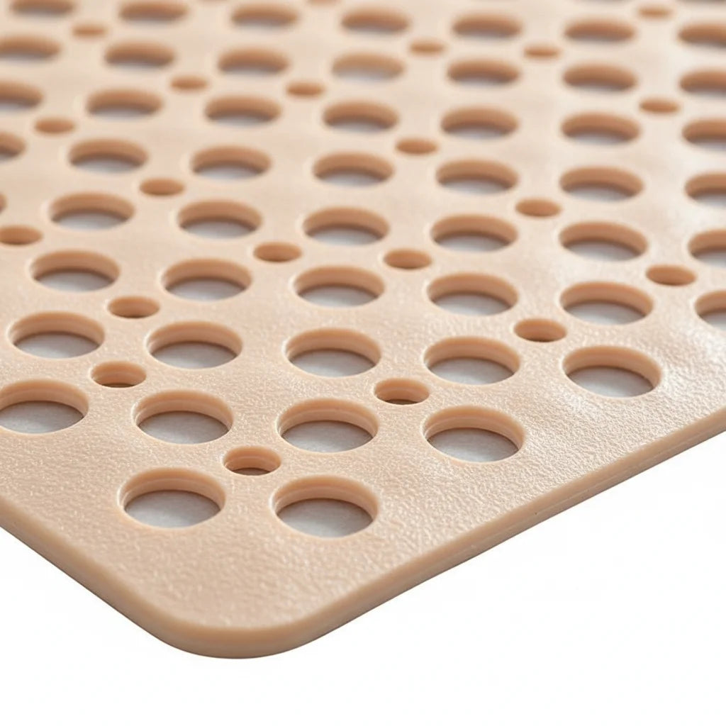 Tapis de Douche Massant Beige Sable