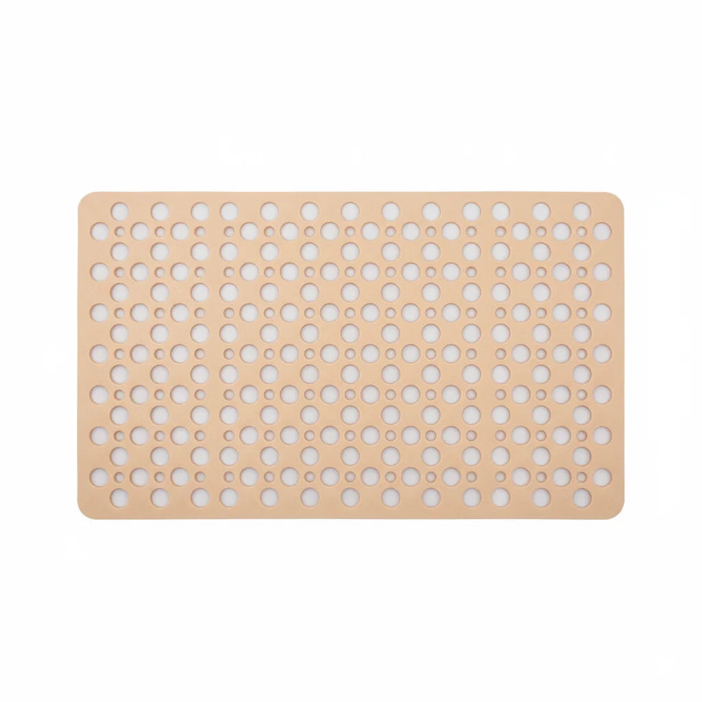 Tapis de Douche Massant Beige Sable