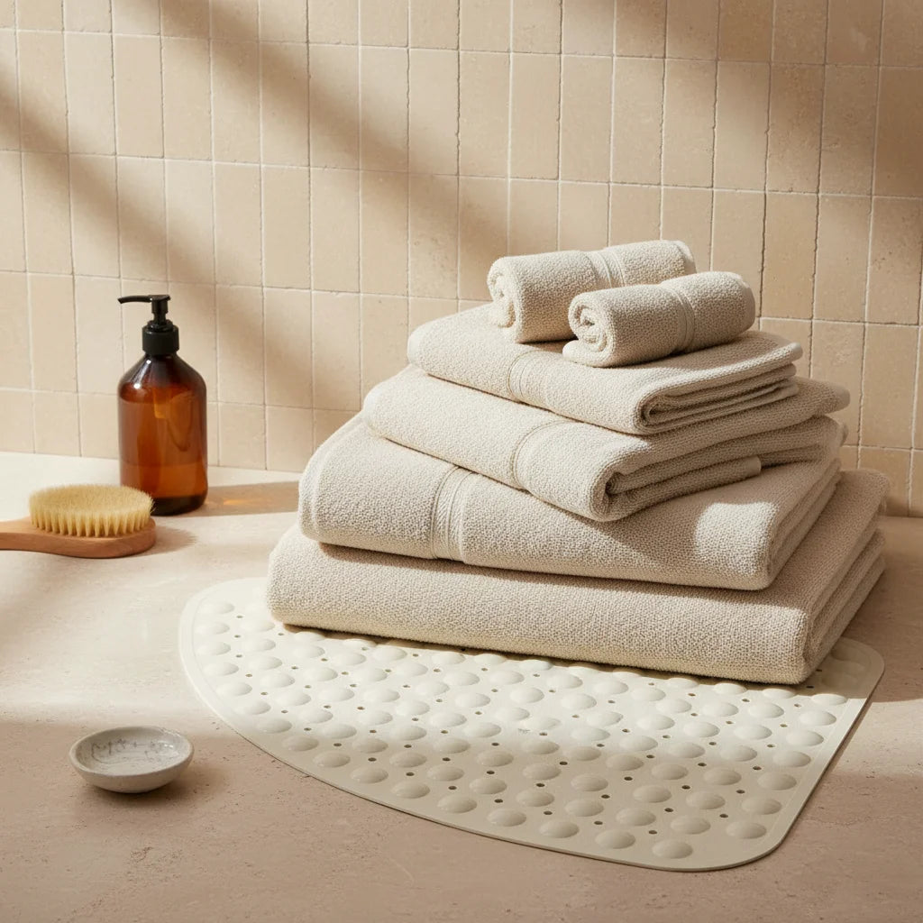 Tapis de Douche Quart de Rond