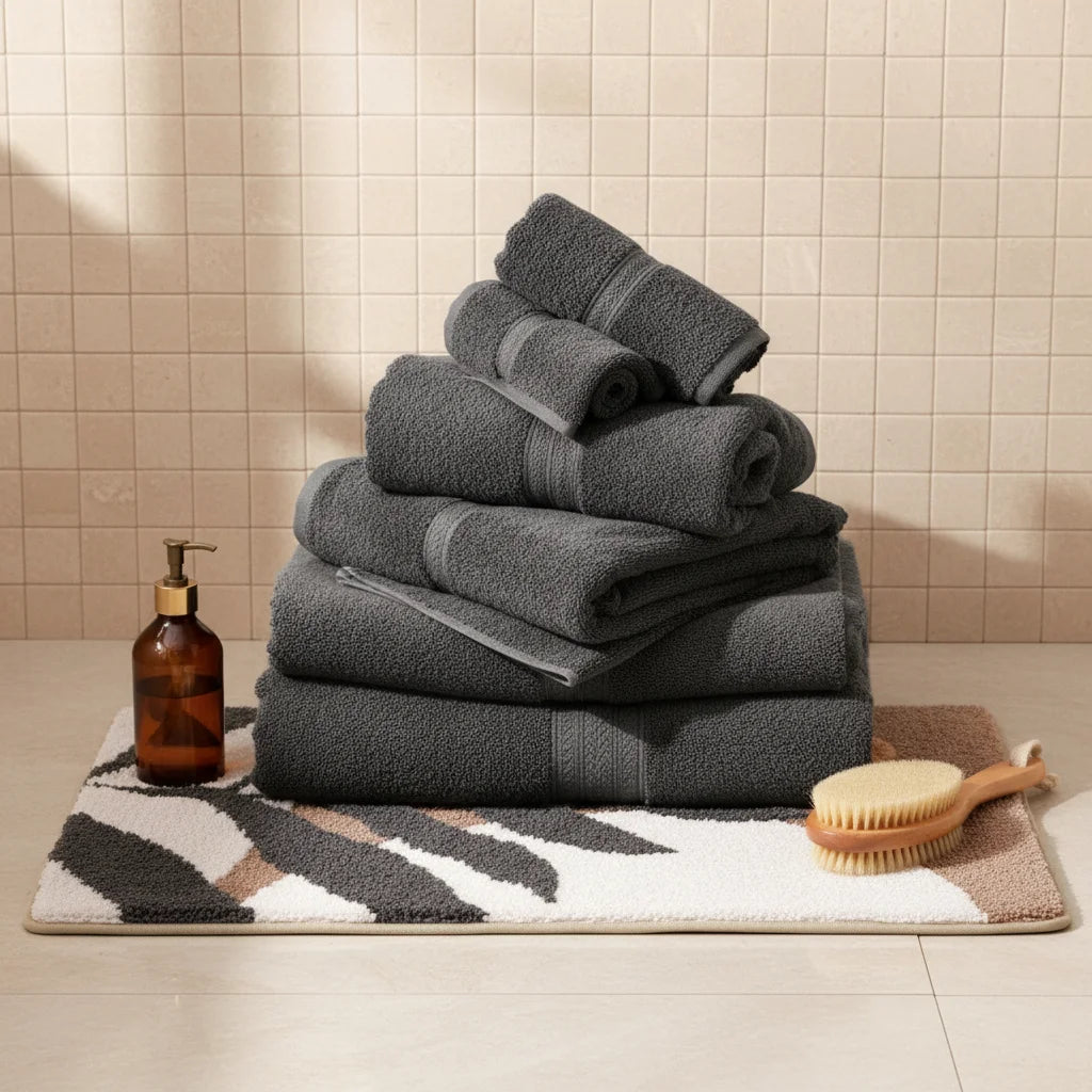 Tapis de Salle de Bain à Motif Zen Automne Exotique