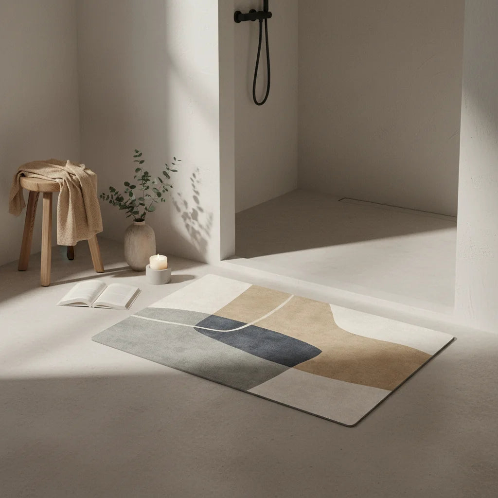 Tapis de Salle de Bain en Diatomite Naturelle 160x230cm