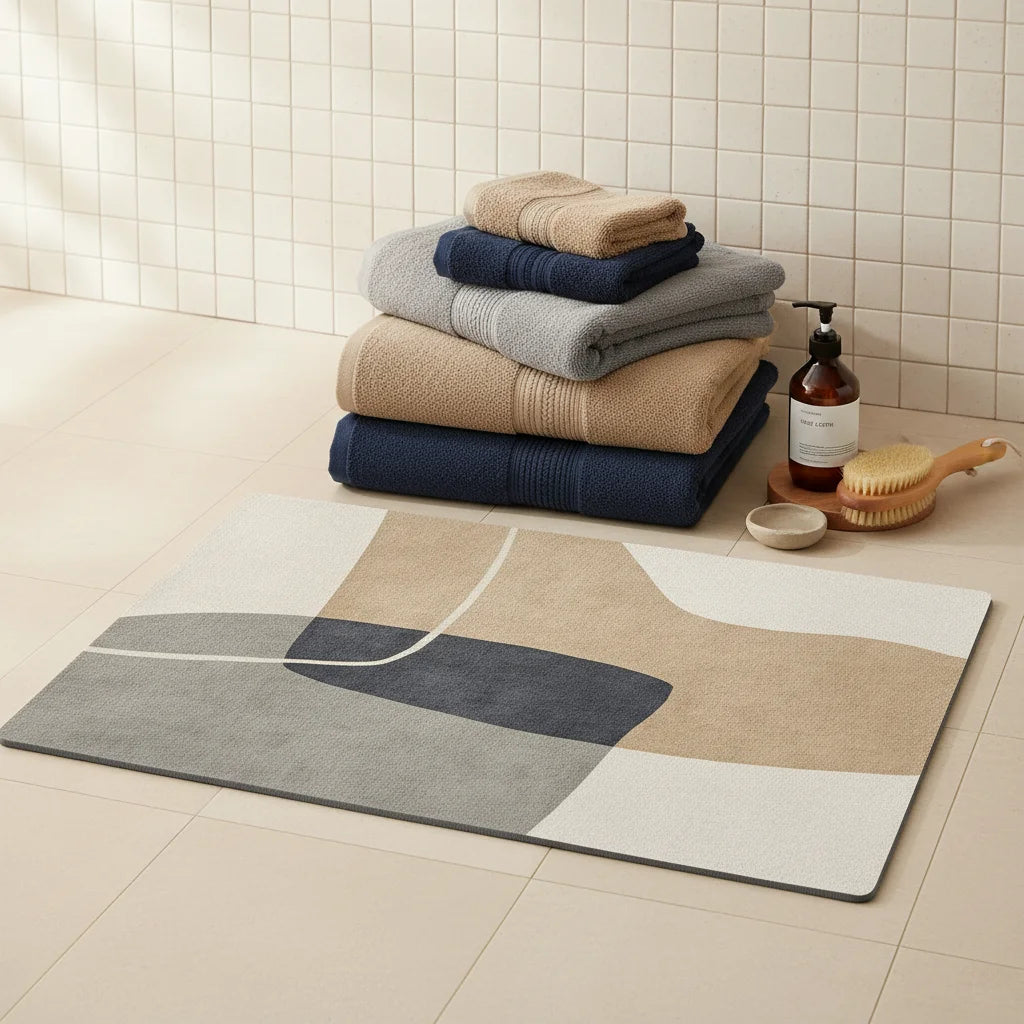 Tapis de Salle de Bain en Diatomite Naturelle 160x230cm
