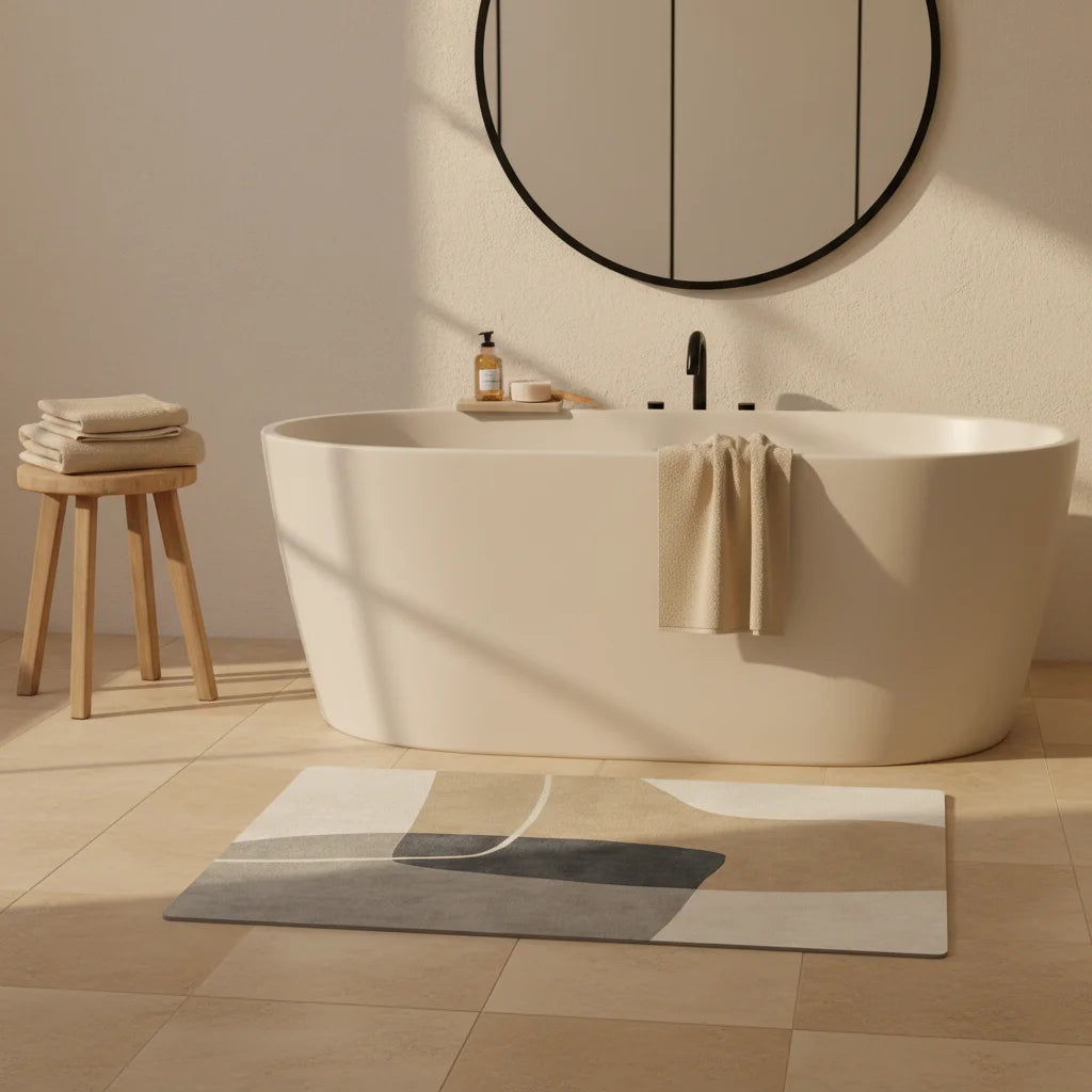 Tapis de Salle de Bain en Diatomite Naturelle 160x230cm