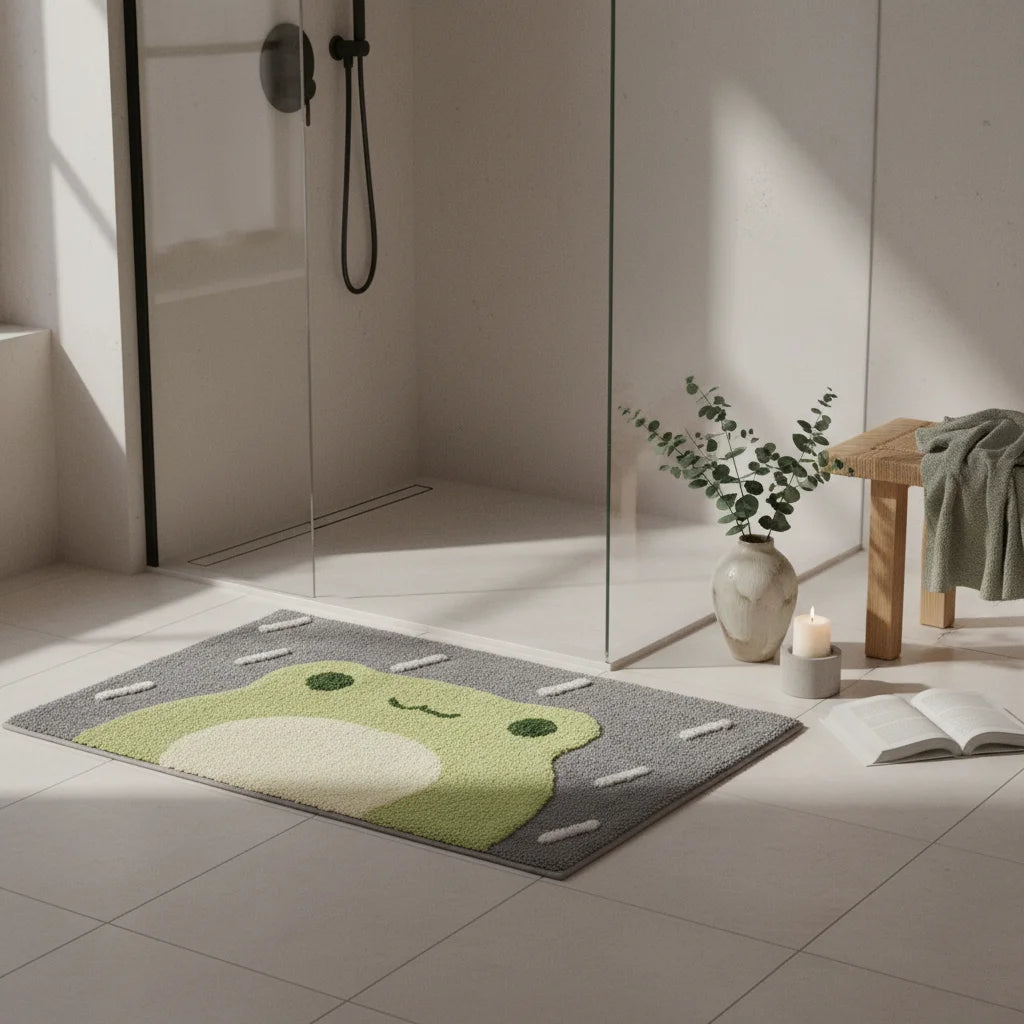 Tapis de Salle de Bain Grenouille