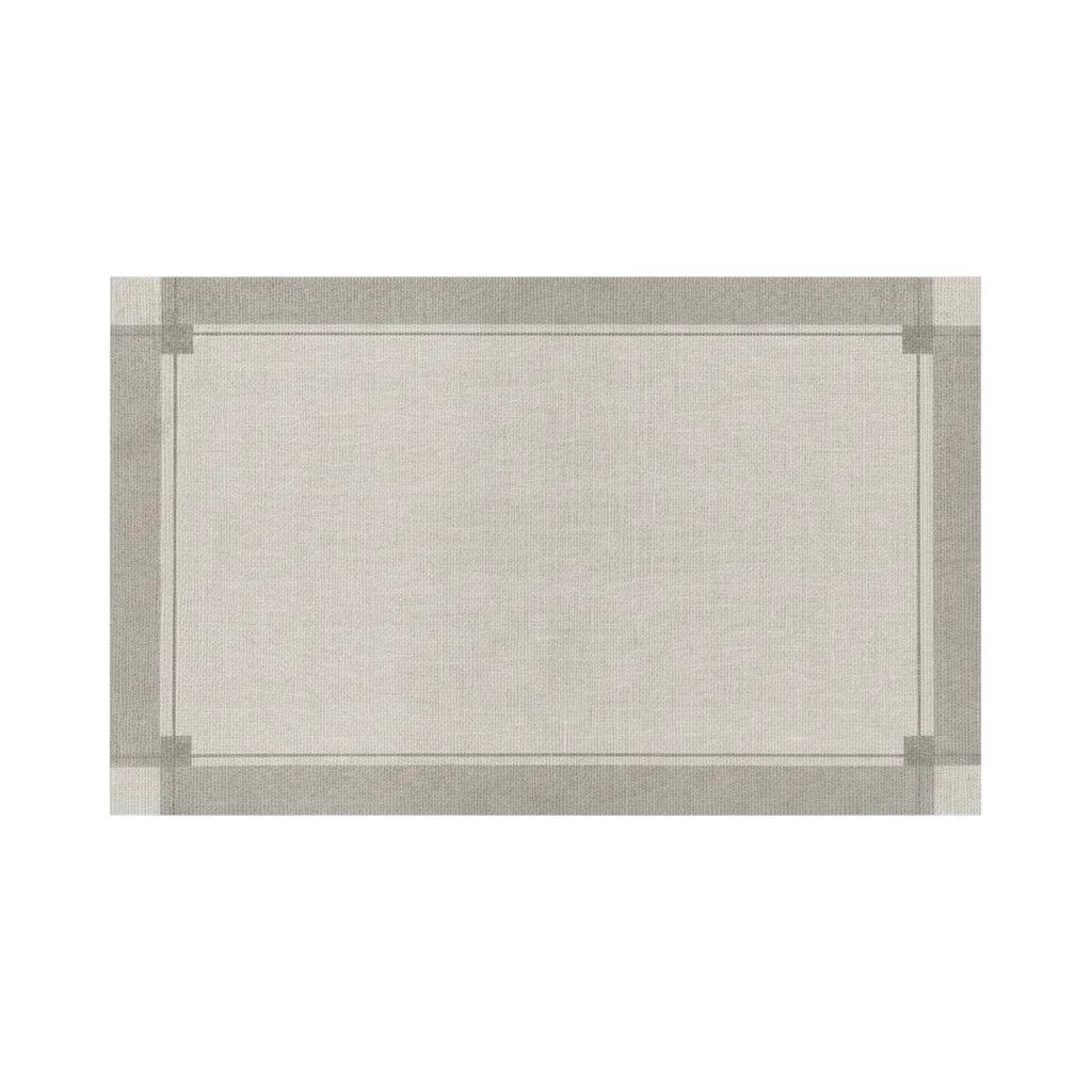 Tapis de Salle de Bain Gris Argent 60x120cm