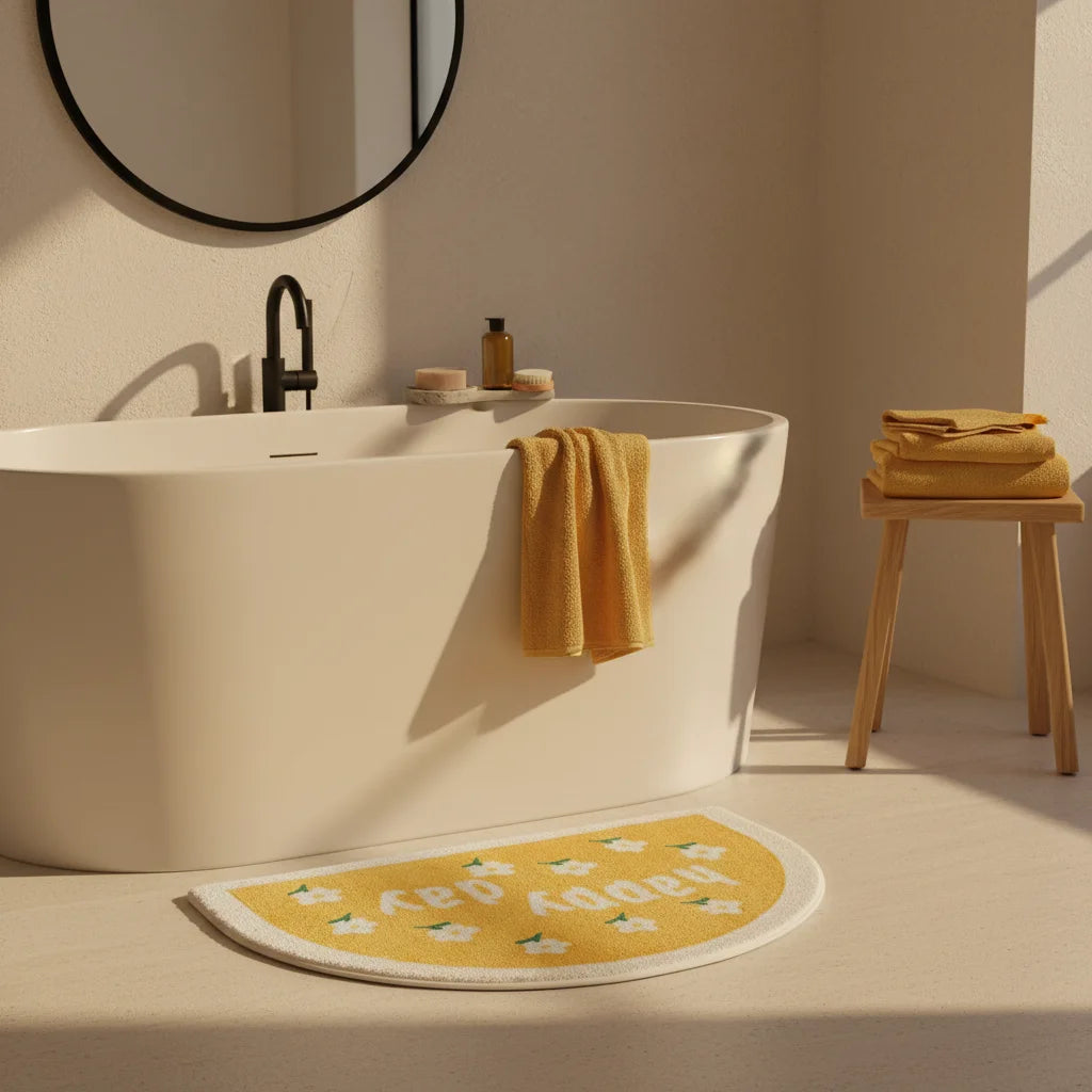 Tapis de Salle de Bain Happy Day