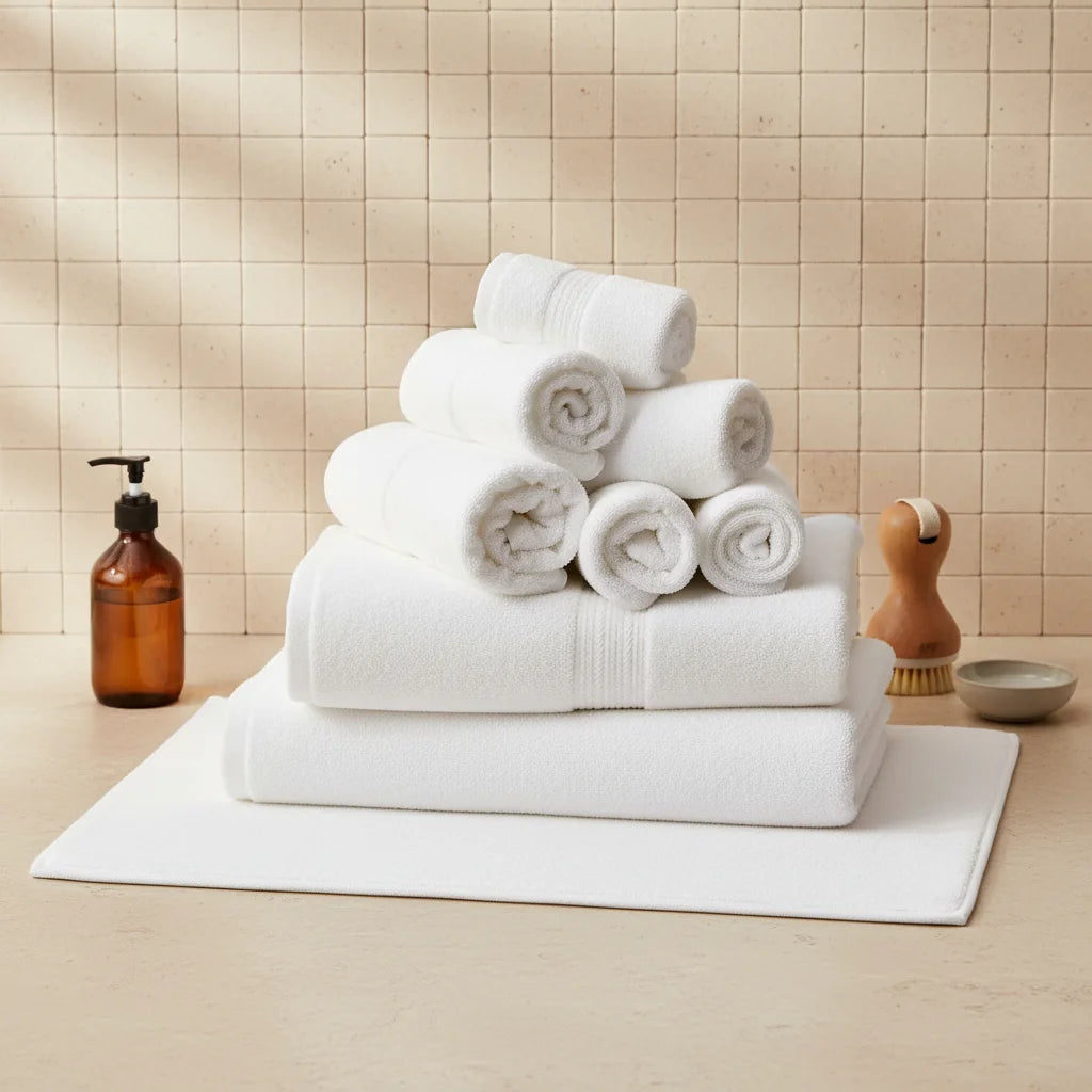 Tapis de Salle de Bain Haut de Gamme Bleu Nuit