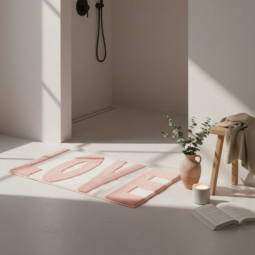 Tapis de Salle de Bain Love