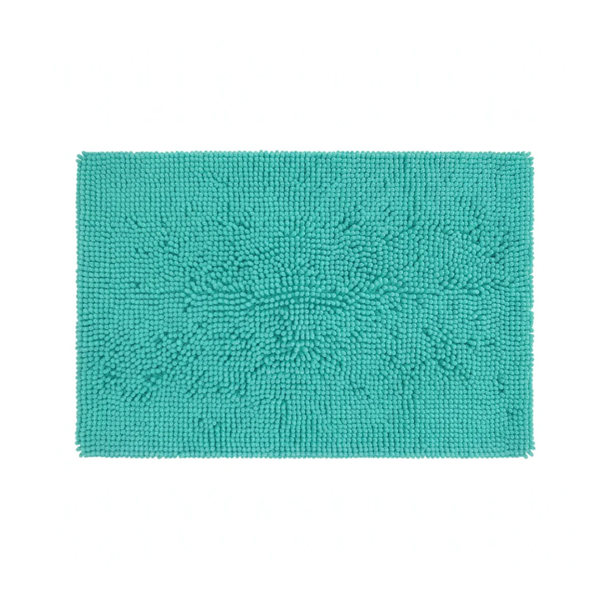 Tapis de Salle de Bain Microfibre Doux Bleu Lagon