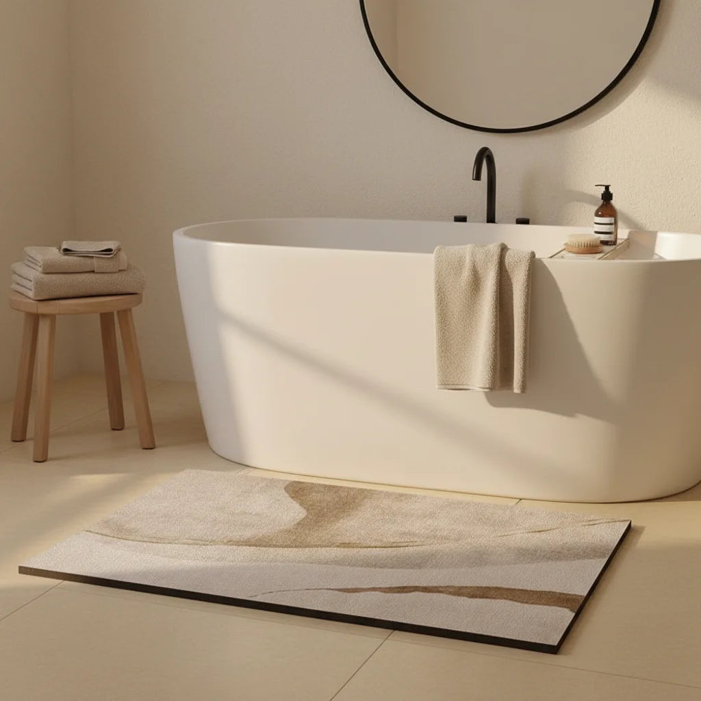 Tapis de Salle de Bain Moderne 60x120cm