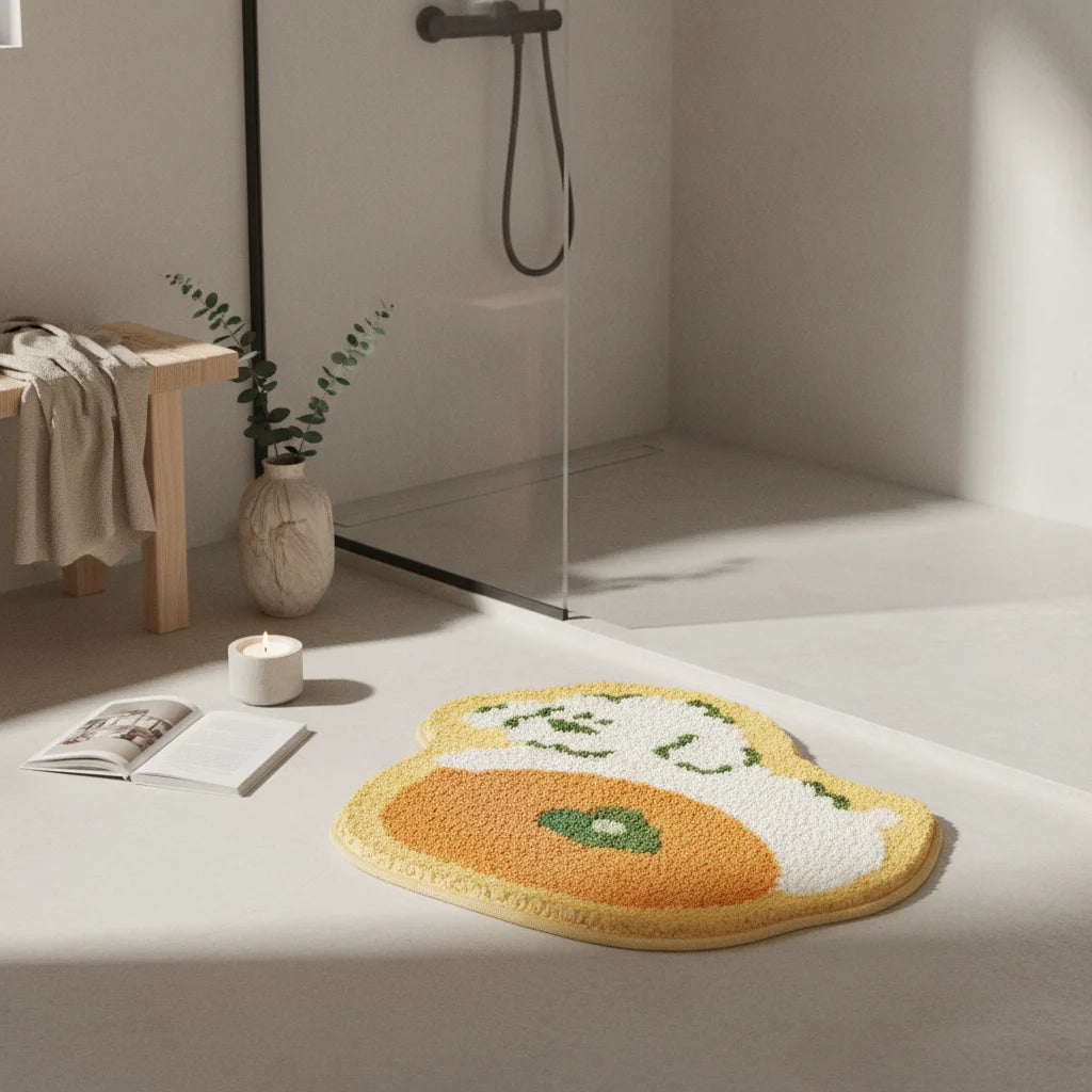 Tapis de Salle de Bain Original Orange