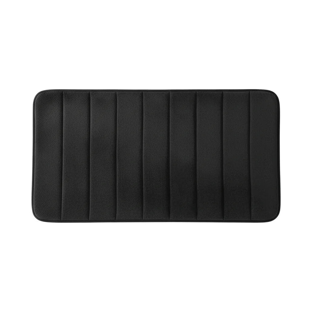 Tapis de Salle de Bain Ultra Absorbant Noir Ébène