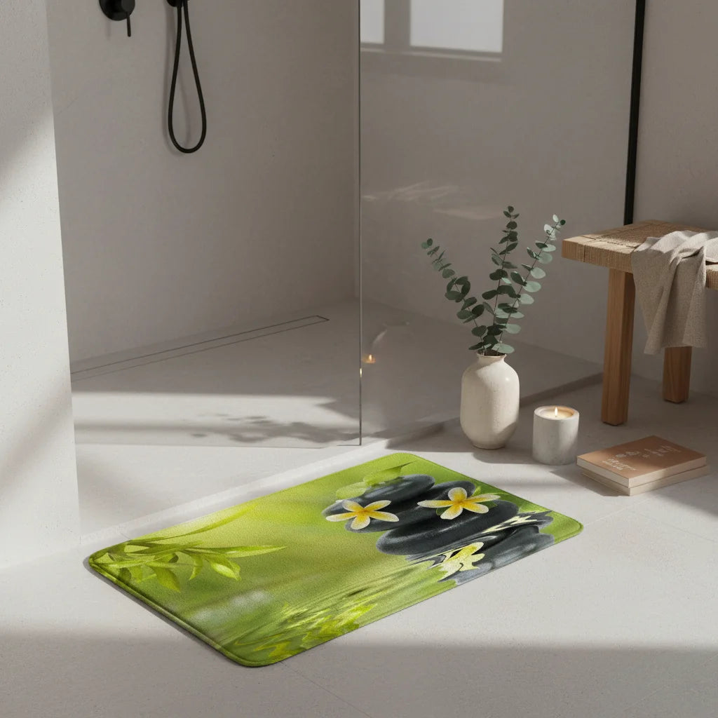 Tapis de Salle de Bain Zen Zen Aquatique