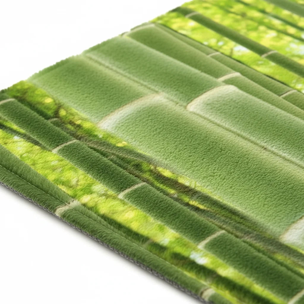 Tapis de Sortie de bain - Imitation Bambou Bambou Naturel