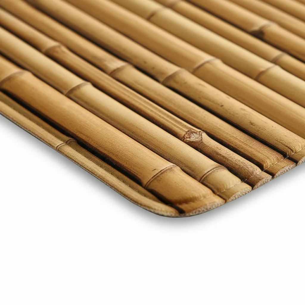 Tapis de Sortie de bain - Imitation Bambou Bambou Doré