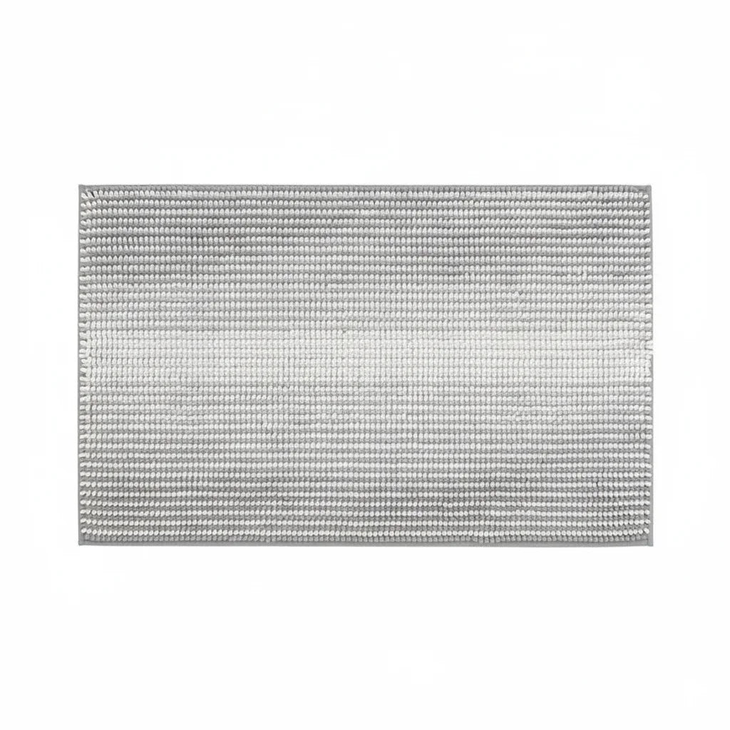 Tapis Douceur Chenille Gris Perle