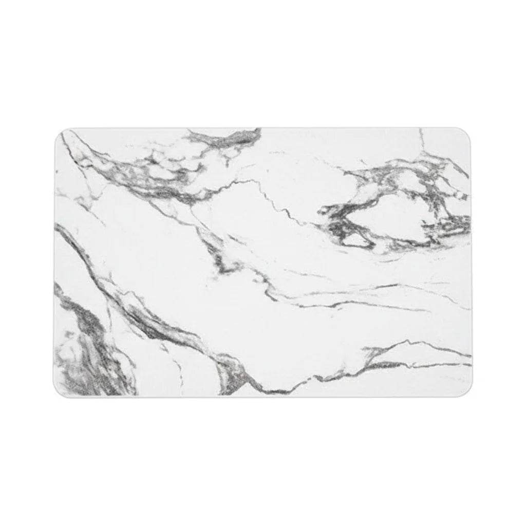 Tapis en Diatomite Marbre Blanc 30x40cm