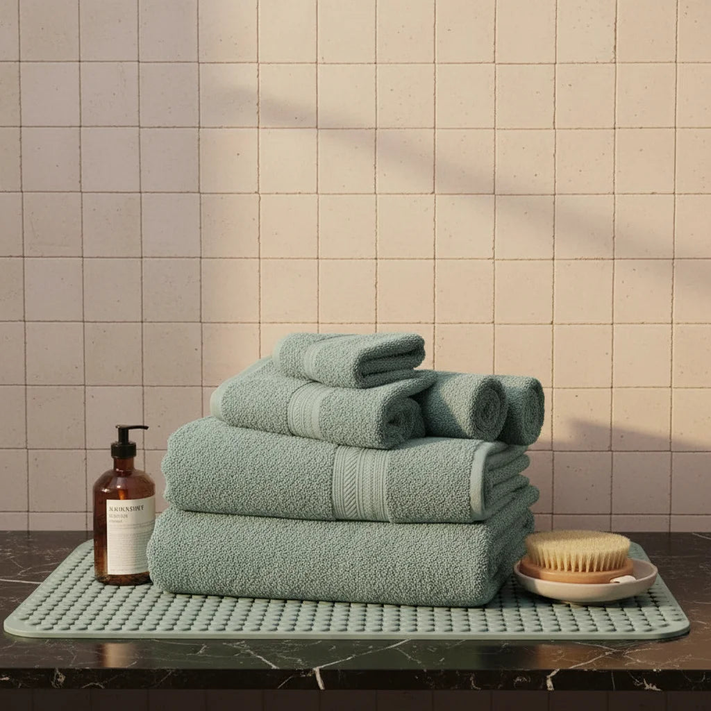 Tapis Fond de Douche Vert Menthe