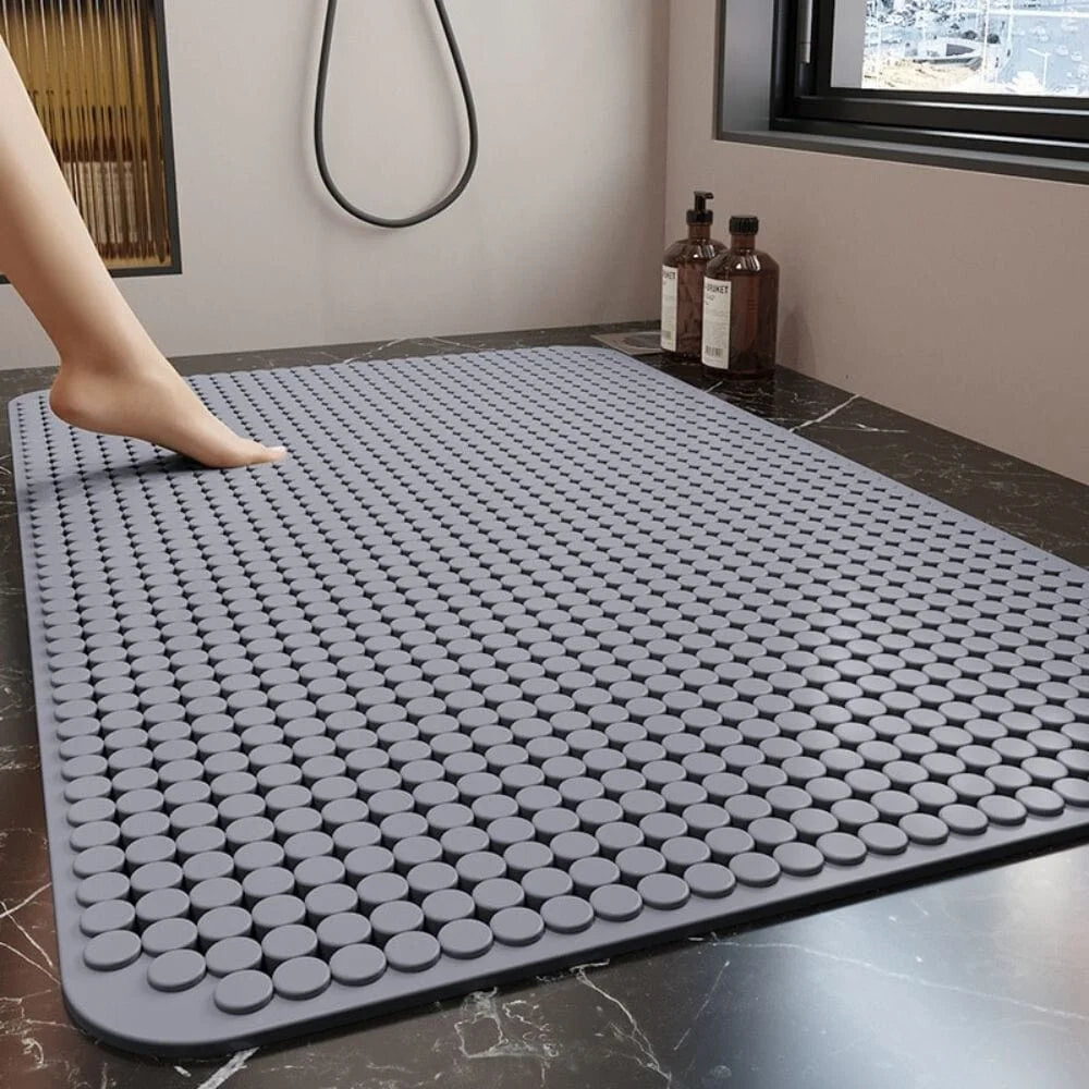 Tapis Fond de Douche Gris Anthracite