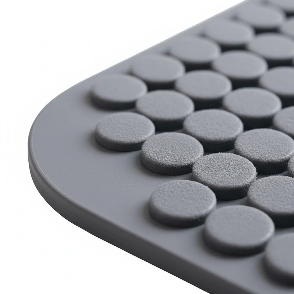 Tapis Fond de Douche Gris Anthracite