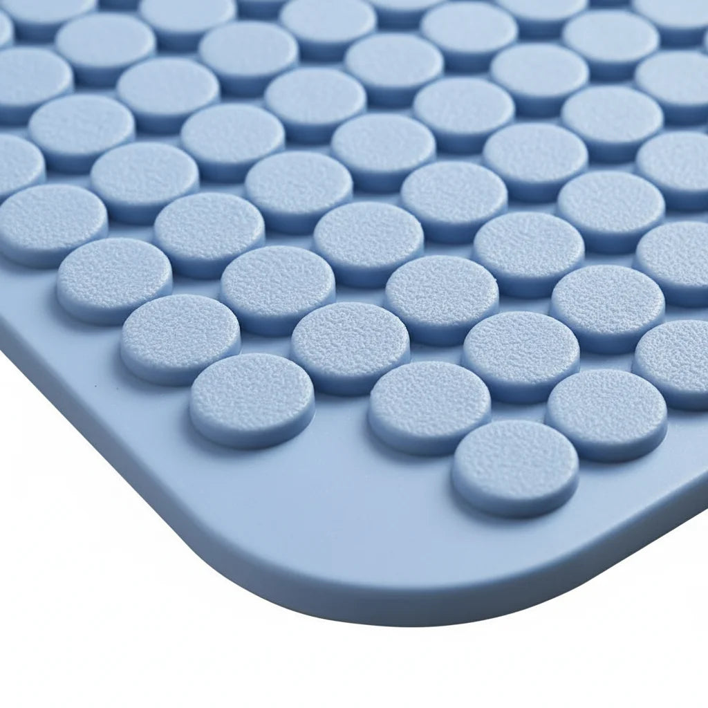 Tapis Fond de Douche Bleu Glacier