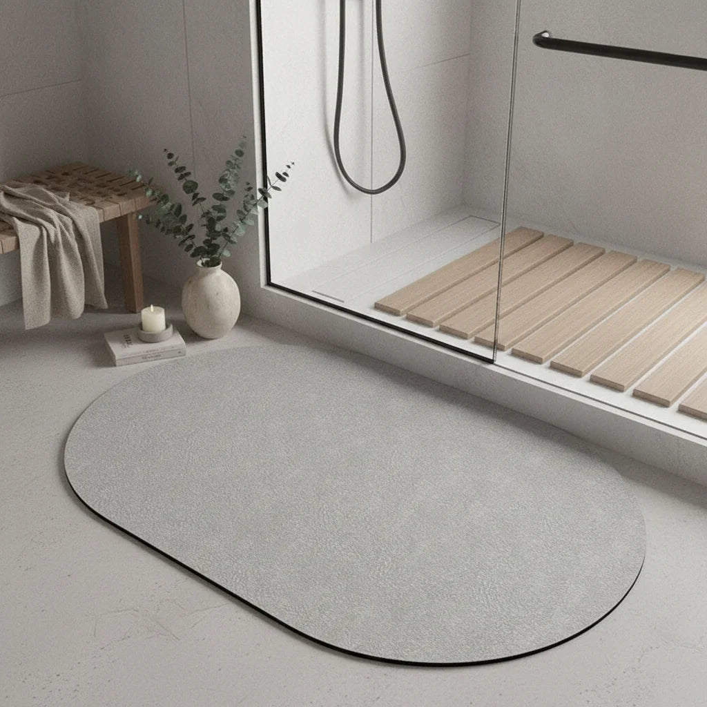 Tapis Japonais Diatomée Gris Perle