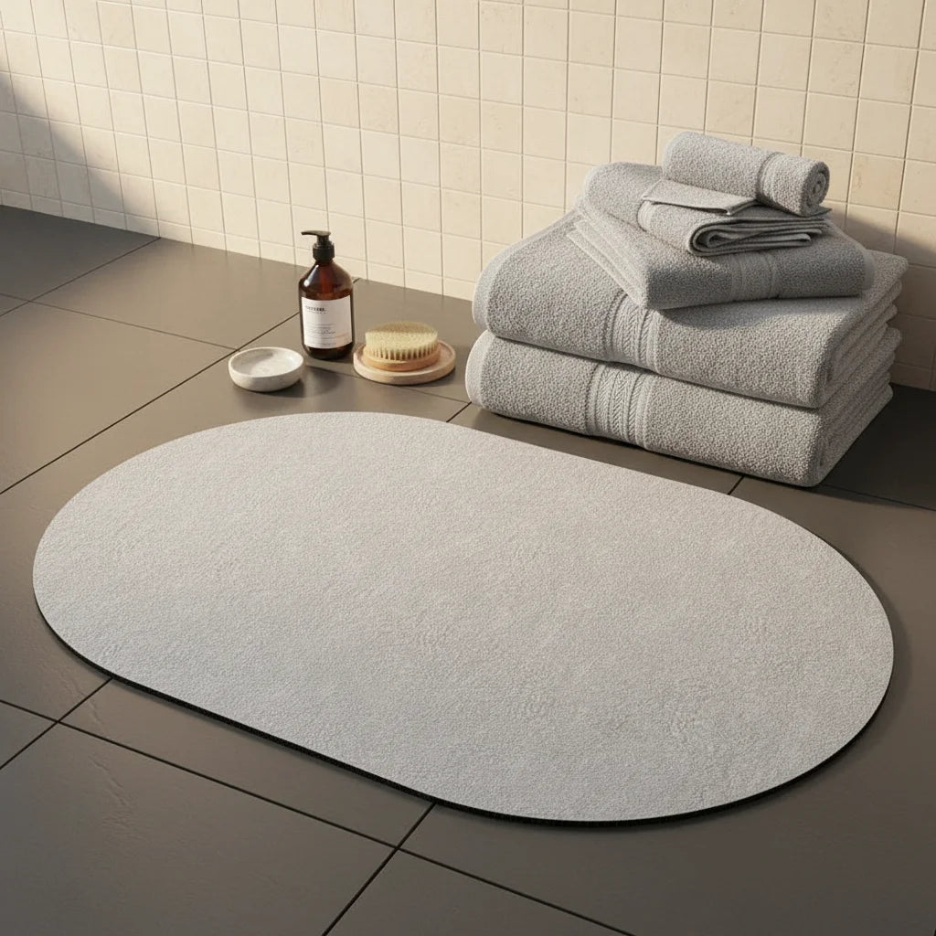 Tapis Japonais Diatomée Gris Perle