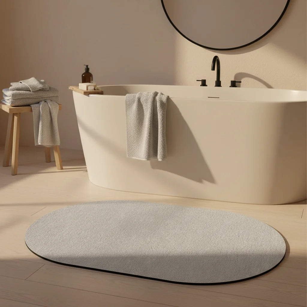 Tapis Japonais Diatomée Gris Perle