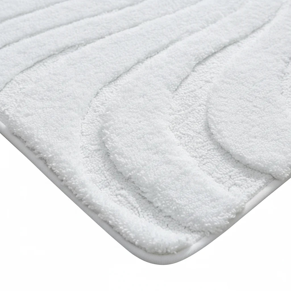 Tapis Salle de Bain Blanc