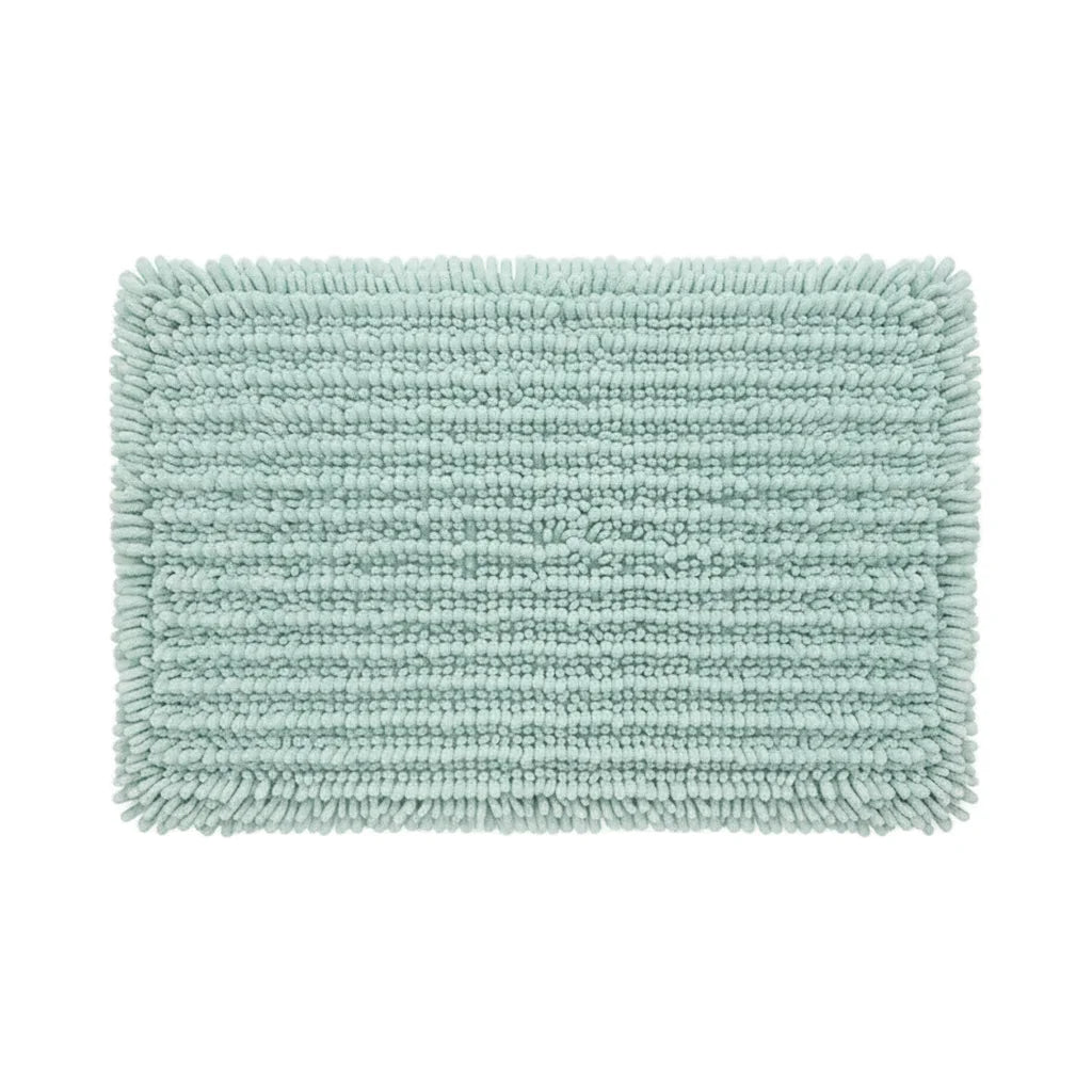 Tapis Salle de Bain Chenille Bleu Turquoise Grande Taille