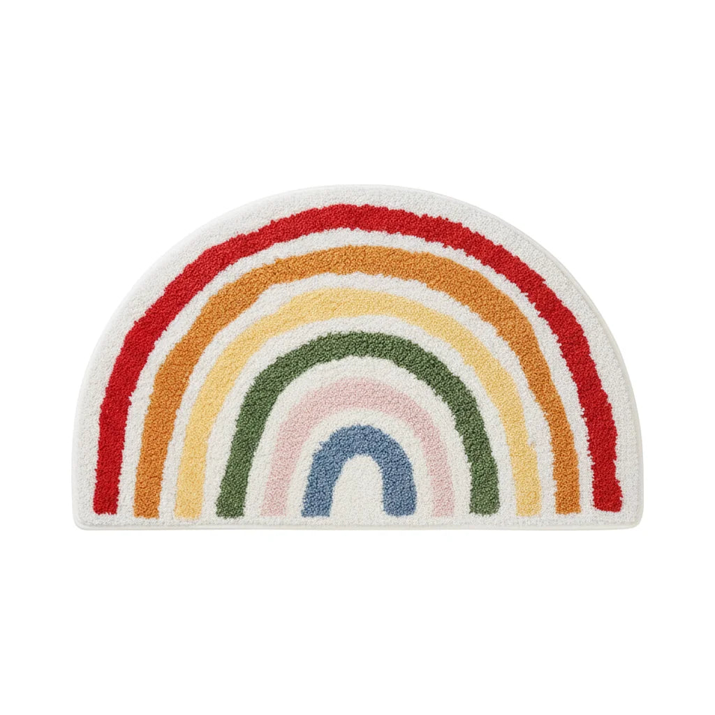 Tapis Salle de Bain Demi Cercle