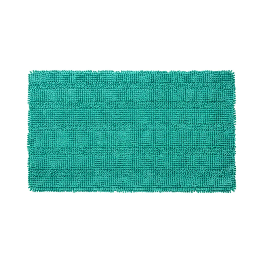 Tapis Salle de Bain Doux Bleu Lagon