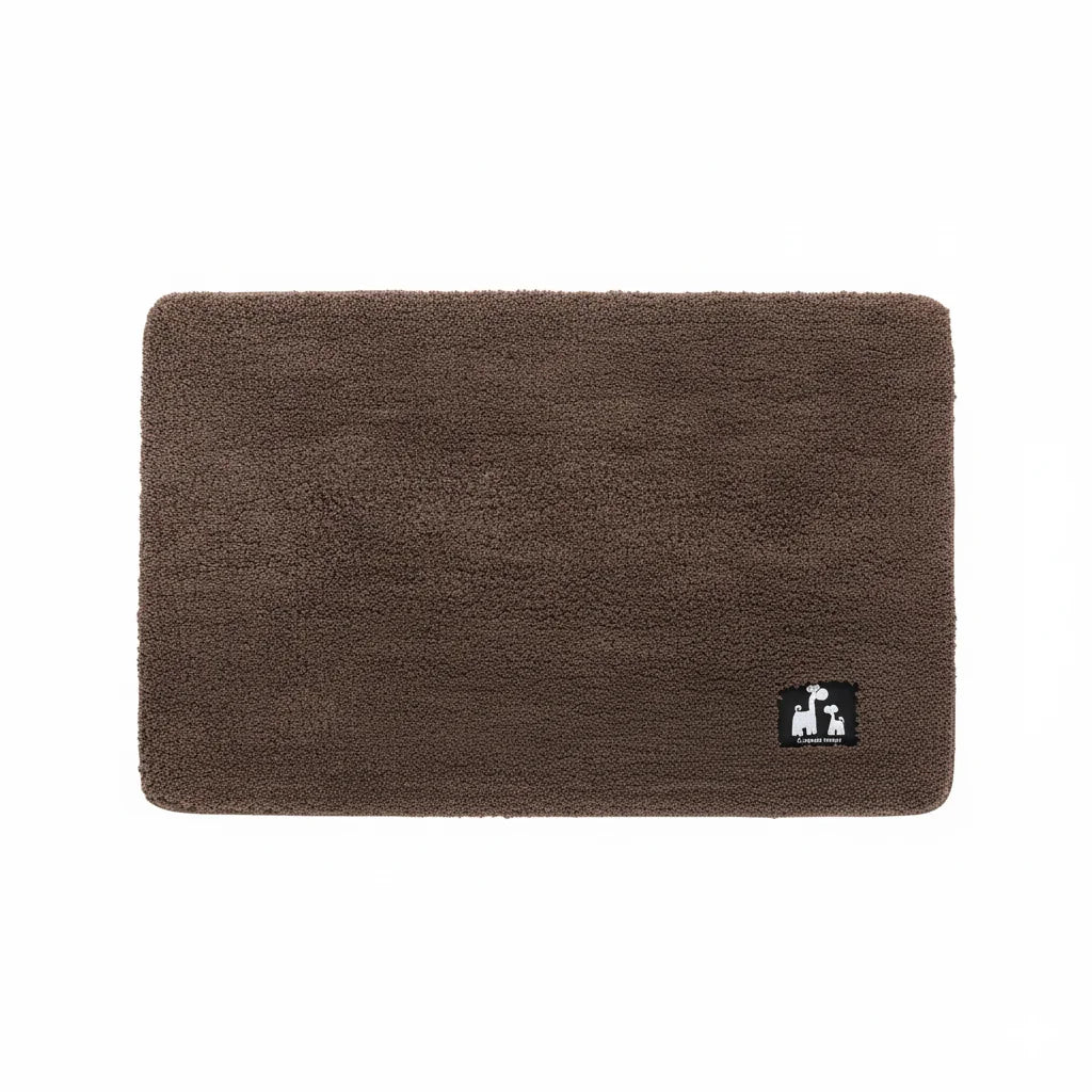 Tapis Salle de Bain Marron 80x120cm