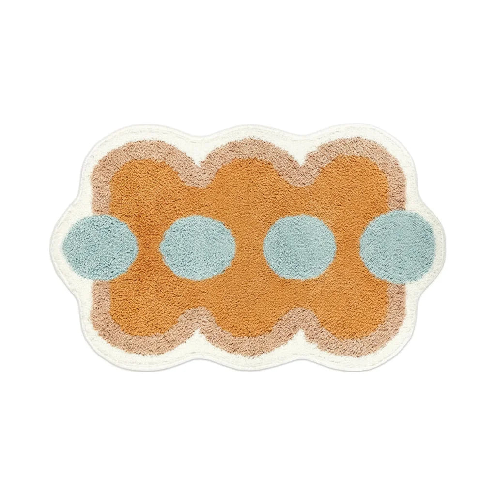 Tapis Salle de Bain Orange #d79c54