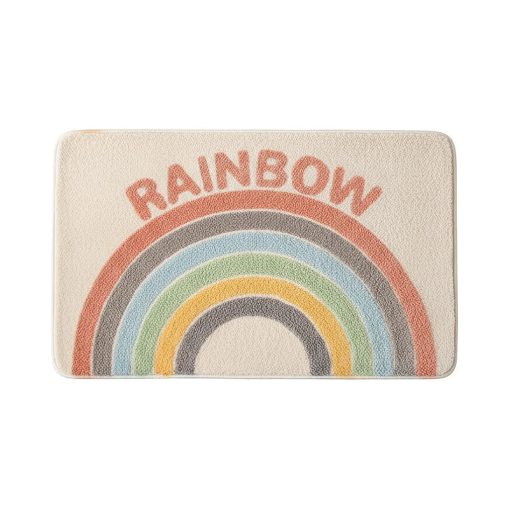 Tapis Salle de Bain Original Arc en Ciel Coloré "Rainbow"