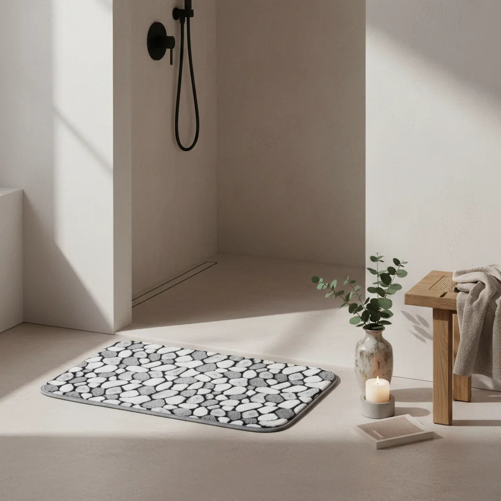 Tapis Salle de Bain Original - Galet