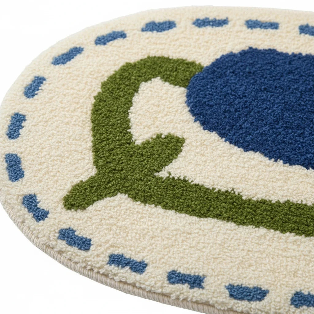 Tapis Salle de Bain Ovale