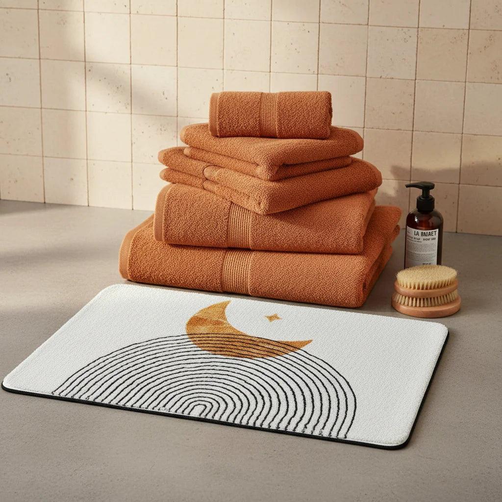 Tapis Salle de Bain Rectangulaire