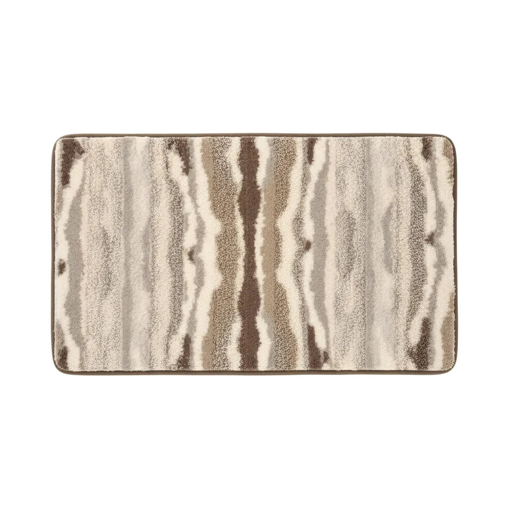 Tapis Sol Salle de Bain Bois Naturel